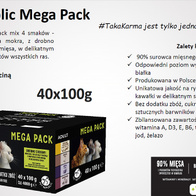 Wet cat food mix of flavours PetRepublic sachets 40 x 100 g