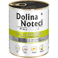 Wet dog food Dolina Noteci Premium goose with canned potatoes 6 x 800 g