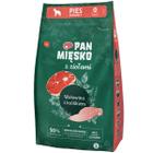 Dry dog food Pan Miesko with Herbs beef with rabbit hypoallergenic M 3 kg adult dogs