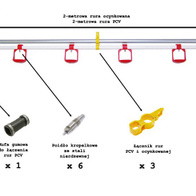 Poultry drinking line PREMIUM-CUP 6 length 2 m