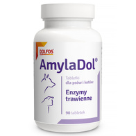 AmylaDol digestive enzymes for dogs and cats Dolfos 90 tabl.