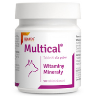 Multical mini multivitamin for dogs Dolfos 90 tabl.