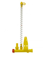 Flush-outlet vent for the end of the drinking line