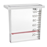 Analog rain gauge for precipitation control