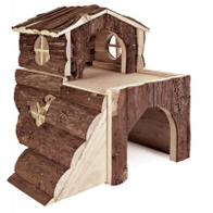 Wooden house for rodents bunk