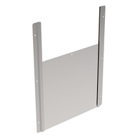 Entrance door to the guillotine chicken coop