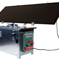 BERGER Magnum cordless energizer with solar panel 14W