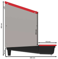 Nests for laying hens automatic PLATINUM double external with egg container