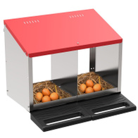 Nest for laying hens manual double PLATINUM
