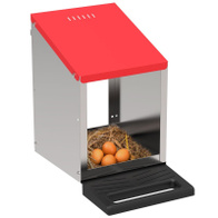 Perch nest for laying hens for laying and incubating eggs