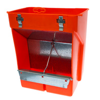 Feeder for rabbits and rodents with a dispenser