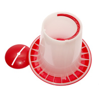 Feeder for poultry with a hopper of 10 kg