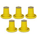 Poultry feeder 22l 15kg compact - set of 5 pcs.