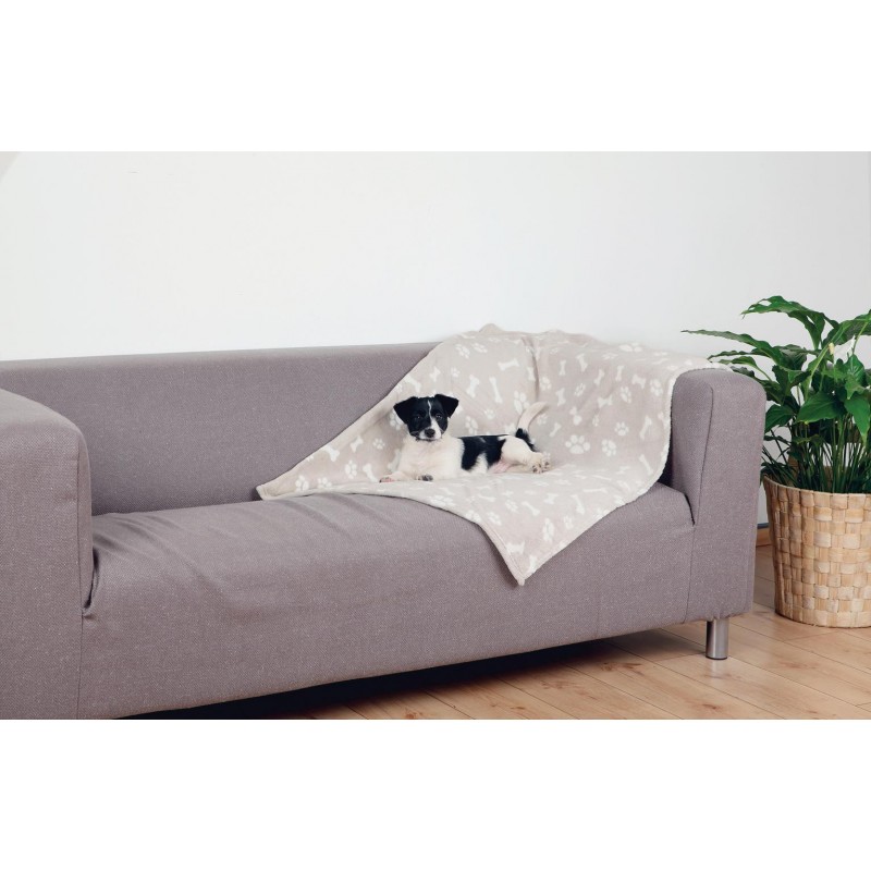 Blanket for cat, dog 100x70 cm beige 