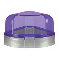 Corner litter box for hamster with spatula