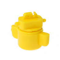 Screw-on connector for fastening cables fi 3 mm