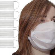 Reusable face mask 3 layers set of 5 pcs