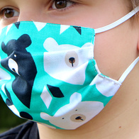 Reusable cotton mask for children Street Wear