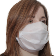 Reusable polypropylene Street Wear mask white 3 layers