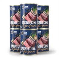 Wet dog food lamb with blackberries JOHN DOG 6 x 400 g adult dogs