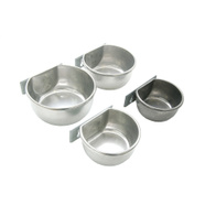 Stainless steel feeder for rabbit food - 0.3 kg