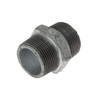 Nipple galvanized connector 1 1/4 inch