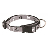 Obroża odblaskowa dla psa Silver Reflect - rozmiar S 22-35 cm