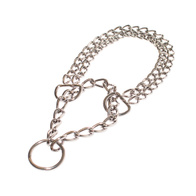 Dog collar necklace double chain 35 cm