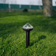 Solar garden repeller for moles and rodents