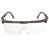 Safety glasses for disinfection with adjustment