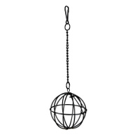 Hanging ball 8 cm for hay and green fodder for rabbits and rodents