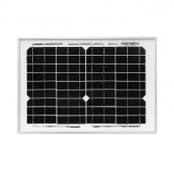 10W solar panel to power the battery fencing