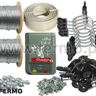 Electric fencing for martens PREMIUM set for 6 drain gutters - installation in roof gutters