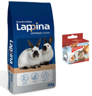Feed for rabbits LAPINA Fattening with super coccidiastiem granules 25 kg