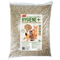 Wood pellets, absorbent litter for rabbits, cats HYGIENE 15L