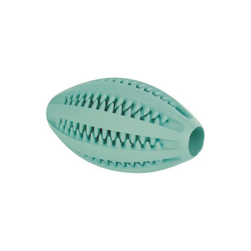 Natural mint gum rugby ball for dogs 