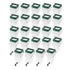 Droplet drinkers for rabbits with hopper 1l white - set of 24 pieces