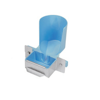 Compact drinker for rabbits and rodents with metal collar and bottle holder