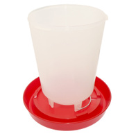 Drinker for poultry with hopper 12l screwed + handle