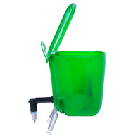 Drinker for rabbits with a dispenser directed vertically downwards - capacity 0,5l