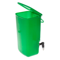 Drinker for rabbits with a dispenser directed vertically downwards - capacity 1l
