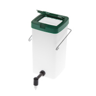 Droplet drinker for rabbits with hopper 1l white