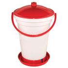 Bucket drinker 24l for poultry automatic with handle