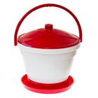 Bucket drinker for poultry vending machine 12l with handle