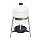 Drinker with hopper 30 liters for poultry on legs - plastic