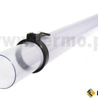 Telescopic chute pipe 3m (2m+1m) 75/70