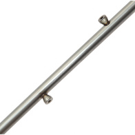 Stainless steel tube 12 mm central 7 adapters for nozzles on both sides - 6 m