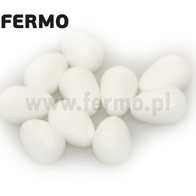 Artificial plastic eggs for full canaries - 10 pieces