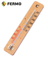 Termometr ścienny drewniany do kurnika