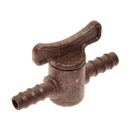 Plastic hose valve fi 7 mm for watering systems